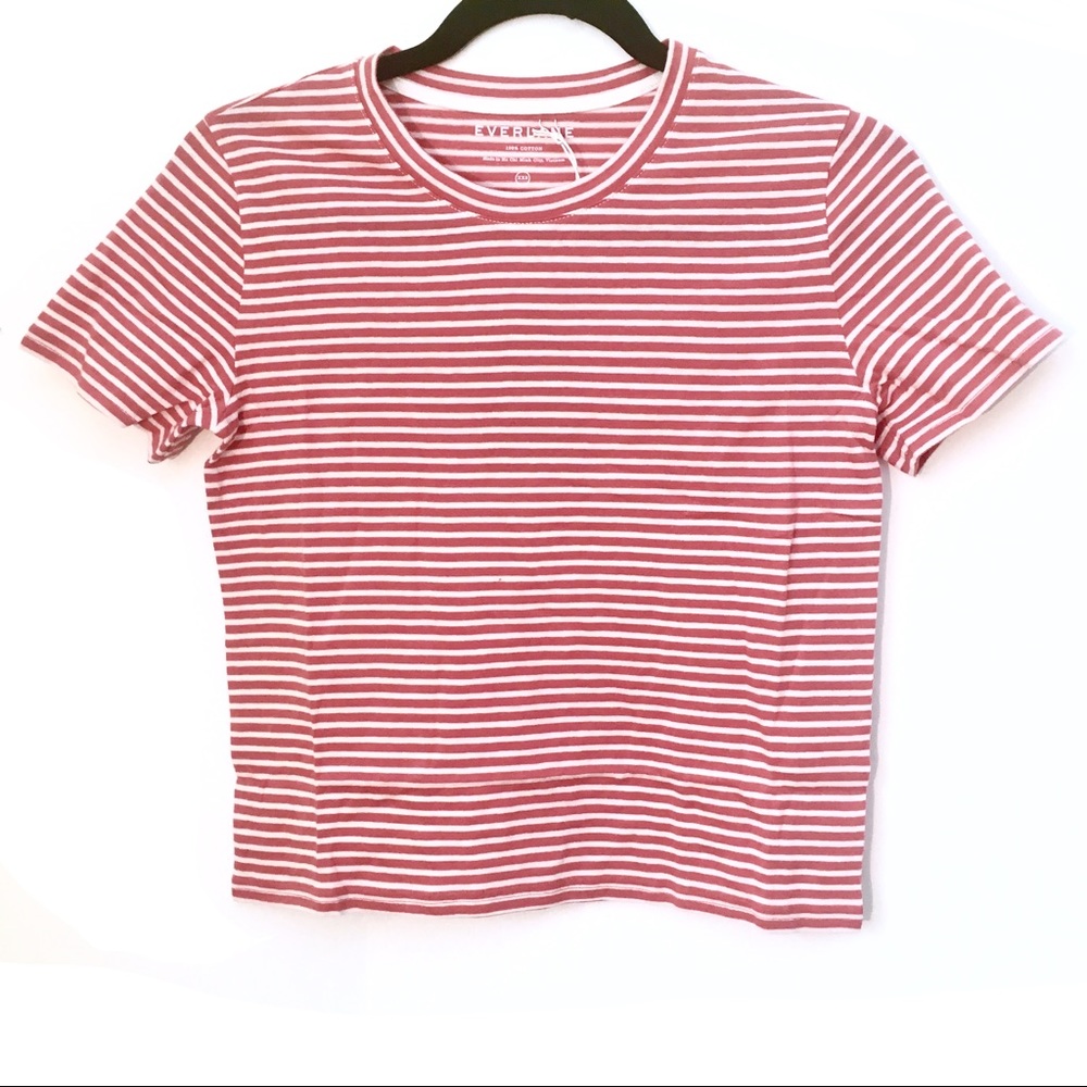 Everlane Box-Cut T-Shirt (Striped; NWT)